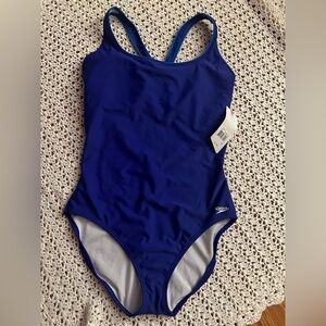 NWT Speedo Blue Women's One Piece Swimsuit